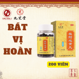 Bát vị hoàn (Quế phụ địa hoàng hoàn) Cửu Chi Đường – Hộp 200 viên