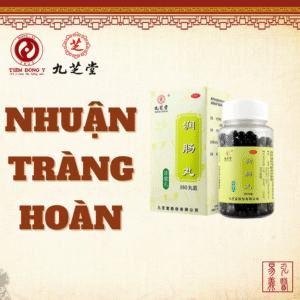 Nhuận tràng hoàn Cửu chi đường hỗ trợ nhuận tràng thông tiện - Hộp 360 viên